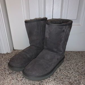 Barely worn gray UGGs! Size 10